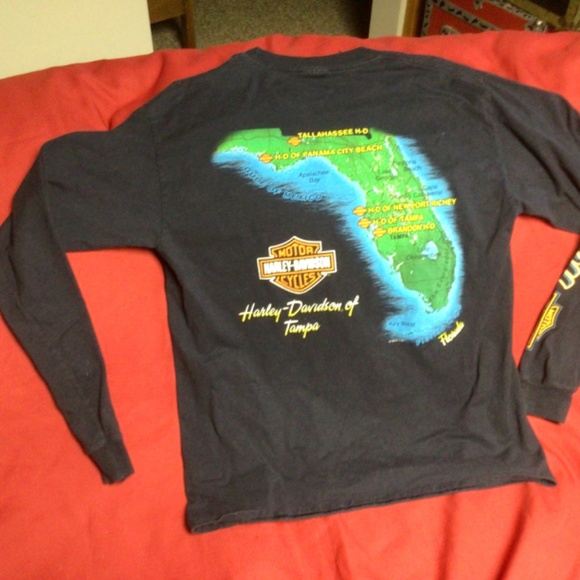 Tampa HARLEY DAVIDSON tshirt - Picture 2 of 2